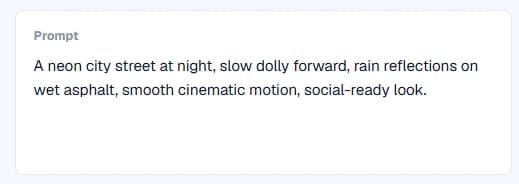 Seedance 2.5 motion prompt example